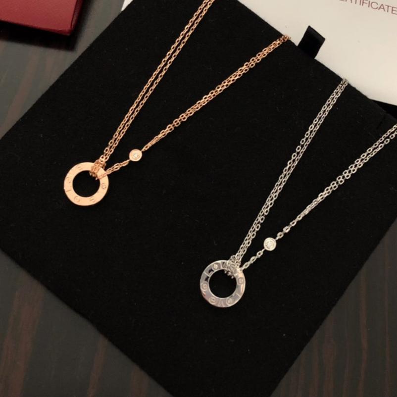18K Love Diamond Necklace