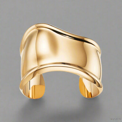 18K T Elsa Peretti Small Bone Cuff Bracelet