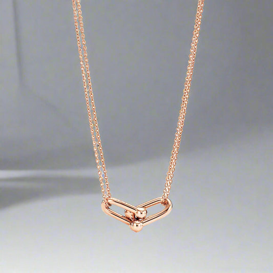 18K T HardWear Double Link Necklace