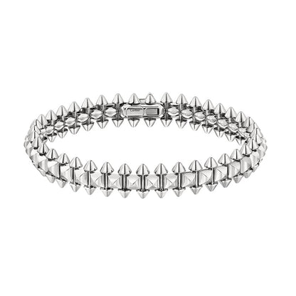 18K White Gold Clash De Bracelet