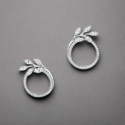 18K T Victoria Diamonds Earrings
