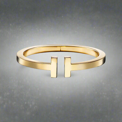 18K T Square Bracelet